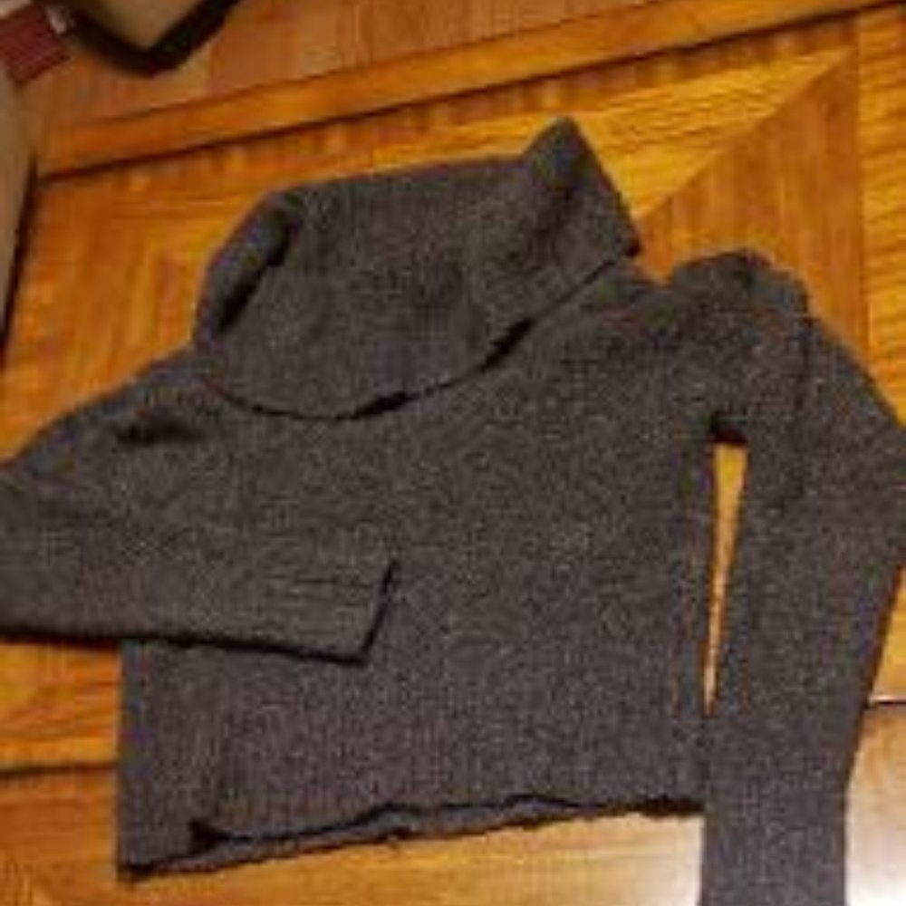 Mudd Dark Grey Cowl Neck Sweater